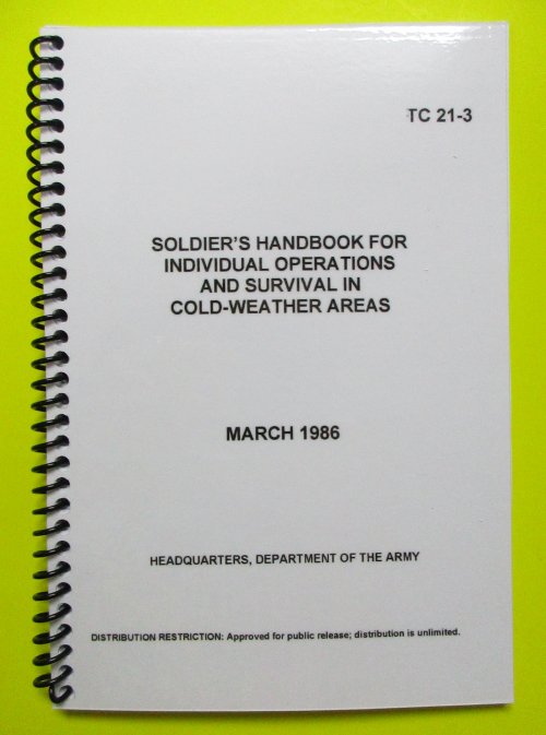 TC 21-3 Handbook for Survival in Cold Weather Areas - Mini size - Click Image to Close